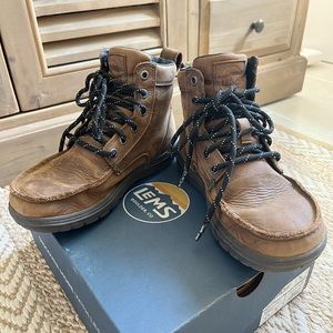 Lems (Waterproof Leather) Boulder hiking Boot, size 7, 6.5 unisex womens
